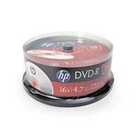 BX25 HP DMA00082 DVD-R 4.7GB SPINDLE