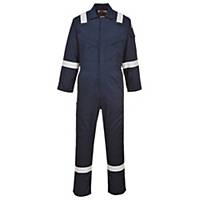 PORTWEST FR21 F/PANT COVERALL N/BLU S