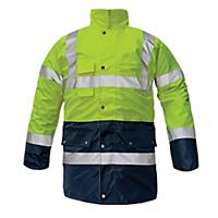 Cerva Bi Road Hi-Vis Insulated Jacket 4in1, Size 2XL, Yellow