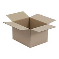 Klopová krabice, 3-vrstvá, 381 x 276 x 272 mm, hnědá, 25 kusů