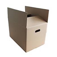 Klopová krabica, 5-vrstvová, 588 x 390 x 383 mm, hnedá, 15 kusov