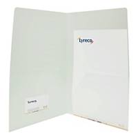 Data Bank TS-355 F4 Plasatic Folder with Inner Pocket Clear