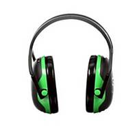 3M Peltor X1A Earmuffs Headband Green