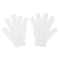 MICROTEX ECO GLOVES KNITTED PAIR WHITE