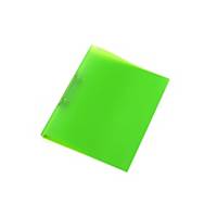 2 gyűrűs gyűrűskönyv, A4, 25 mm,  O  gyűrű - 20 mm, átlátszó zöld