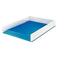 LEITZ 5361 WOW LETTER TRAY DUAL BLUE