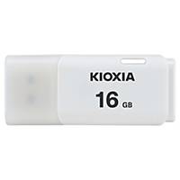 Memoria USB Kioxia Transmemory - USB 2.0 - 16 Gb - blanco