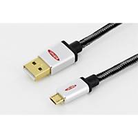 Kabel Ednet Micro USB, 0,25 m