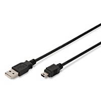 MINI USB CABLE 3.0 M BLACK