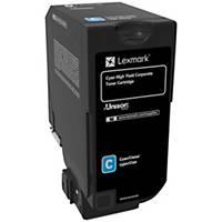 Lexmark 74C2HC0 Laser Toner Cartridge Cyan