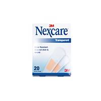 Nexcare Transparent Strips - Pack of 20