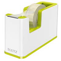 Dispenser pesante Leitz® Wow per nastri fino a L 33 m x H 19 mm bianco/verde