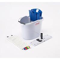 Kit de limpieza VILEDA compuesto por cubo 10L, escurridor, palo, soporte y mopa