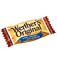 Saco de Werther s Original - sem açúcar - 1 kg - chocolate
