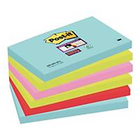 Karteczki samoprzylepne Post-it® Super Sticky Cosmic, 76 x 127 mm, 6 x 90 szt
