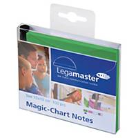 Legamaster Green Magic Notes 100mm X 100mm - Pack of 100