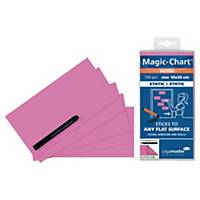 Legamaster Magic Chart Notes, roses, 10 x 20 cm, les 100