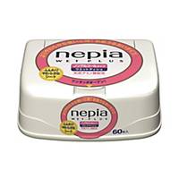 Nepia Wet Plus - Pack of 60 Sheets