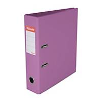 Esselte PVC Lever Arch File A4 3 inch Pink