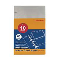 Data Bank Card Book Refill - Pack of 10