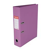 Esselte PVC Lever Arch File F4 3 inch Pink