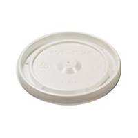 Plastic Lids For 8oz Cup - Pack of 100
