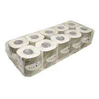 Virjoy 3-Ply Bathroom Tissue (Grey) - Pack of 10 Rolls