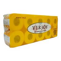 Virjoy 唯潔雅 3層衛生紙卷(黃色) - 10卷裝