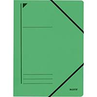 Leitz Eckspanner 3980, A4, aus Karton, Fassungsvermögen: 250 Blatt, grün