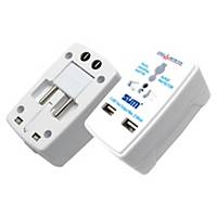 SUM ALL IN 1 TRAVEL ADAPTOR WITH TWO USB PORT