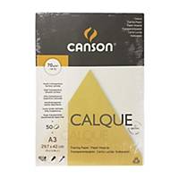 Canson A3 Tracing Paper 70gsm - Pack of 50 Sheets