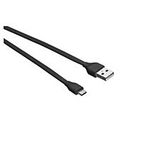 Câble plat Micro-USB, 1 m, Trust, noir