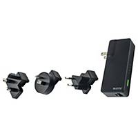 LEITZ USB TRAVEL WALL CHARGER BLACK