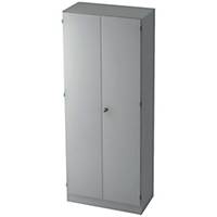 Schrank mit Garderobe, 1 Boden, Maße: 80x200,4x42cm, grau, Montageservice