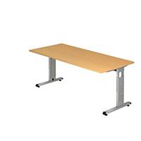 Schreibtisch VOS19-6, verstellbar, Größe: 180 x 80cm, buche, Montageservice