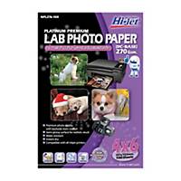 HI-JET PLATINUM A6 Photo Lab Paper 270G Pack of 100
