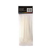 PK100 DAEWON CABLE TIE WHITE 150M WITH