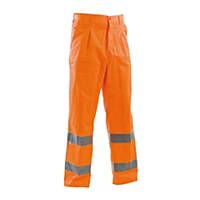 Pantaloni alta visibilità estivi P&P arancione tg L
