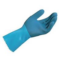 Mapa Jersette 301 latex handschoenen, blauw, maat 8, 50 paar