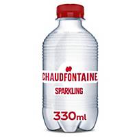 Eau pétillante Chaudfontaine, le paquet de 24 bouteilles de 0,33 l