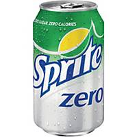 Sprite zero can of 33cl - pack of 24 cans