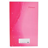 Assorted Colour F4 Notebook 200 Pages