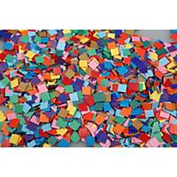 Kartonmozaïek, 13 assorti kleuren, per 10.000 kartonnen vierkantjes