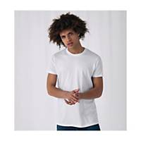 T-shirt coton B&C BC01T - col rond - blanc - taille L