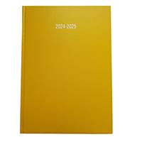 Lyreco Yellow A5 Academic Diary - Week To View