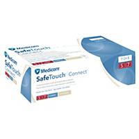 Gants Medicom Safetouch Connect 1124N - latex naturel - taille S - 100 gants