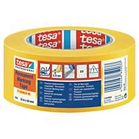 tesa® Professional 4169 PVC Marking Tape, 50mm x 33m, Yellow