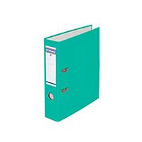 LEVER ARCH FILE PP A4 75MM TURQ