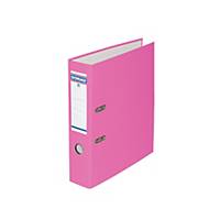 LEVER ARCH FILE PP A4 75MM PINK