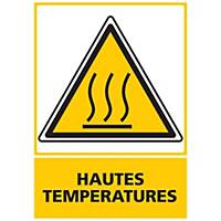 Panneau adhésif PVC - Hautes températures - A3